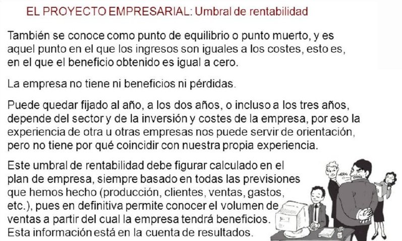 16 UMBRAL DE RENTABILIDAD